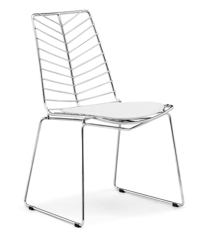 Wendover Dining Chair Chrome by Zuo Modern | 188045