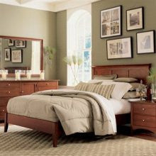 Kincaid Gathering House Wood Low Profile Bed Queen Cherry