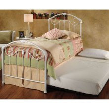 Hillsdale Furniture 325BTWHTR Maddie Twin Duo Headboard and Rollout Tr