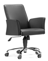 Metro Office Chair Black by Zuo Modern | 204200