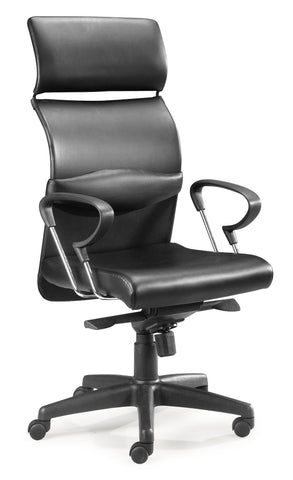 Eco PU Office Chair Black by Zuo Modern | 205106