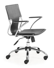 Trafico Office Chair Black by Zuo Modern | 205181