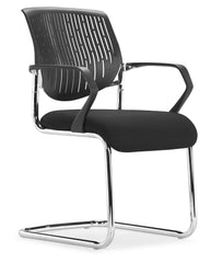 Synergy Sled Conference Chair Black by Zuo Modern | 205330