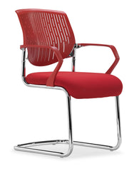 Synergy Sled Conference Chair Red by Zuo Modern | 205331