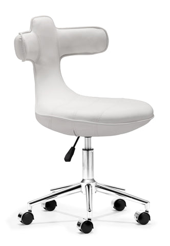 Cozy Office Chair White by Zuo Modern | 205349