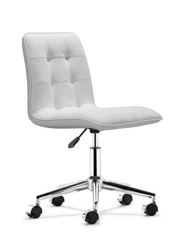 Scout Office Chair White by Zuo Modern | 205771