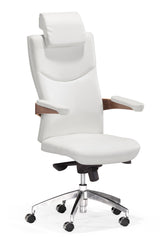 Chairman Office Chair White by Zuo Modern | 205881