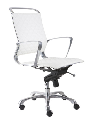 Jackson Office Chair White by Zuo Modern | 205885