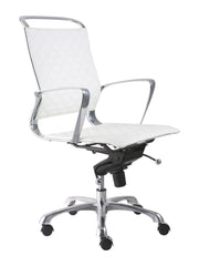Jackson Office Chair White by Zuo Modern | 205885