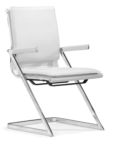 Lider Plus Conference Chair White by Zuo Modern | 215211