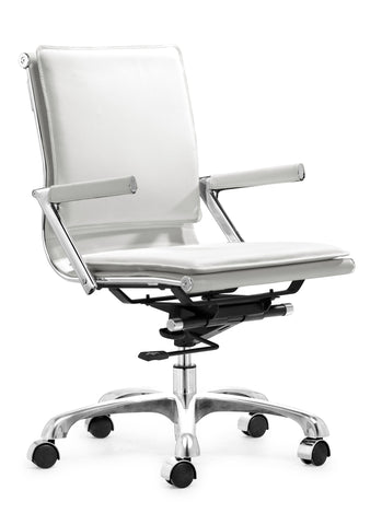 Lider Plus Office Chair White by Zuo Modern | 215214