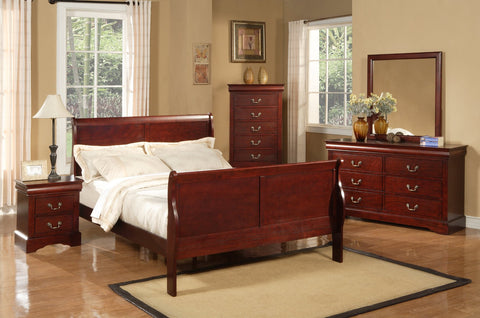 LOUIS PHILIPPE II QUEEN BED by Alpine Furniture | 2700Q