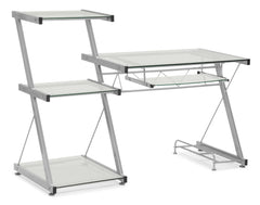 Runner Desk Tempered Frosted Glass by Zuo Modern | 277000