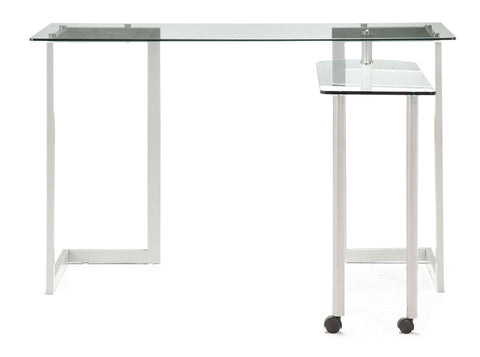 Thrower Desk Clear Glass by Zuo Modern | 277004