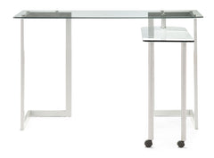 Thrower Desk Clear Glass by Zuo Modern | 277004