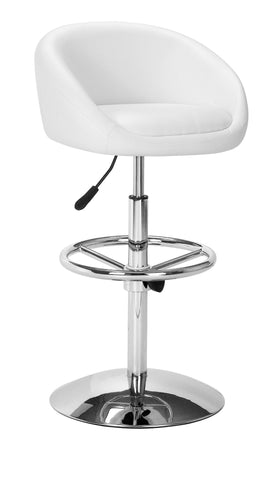 Concerto Barstool White by Zuo Modern | 300011