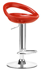 Tickle Barstool Red by Zuo Modern | 300024