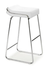 Wedge Bar Chair White by Zuo Modern | 300042