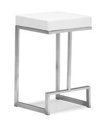 Darwen Counter Chair White by Zuo Modern | 300049