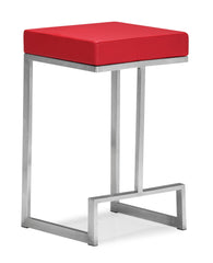 Darwen Counter Chair Red by Zuo Modern | 300050