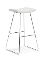 Crescent Bar Chair White by Zuo Modern | 300069