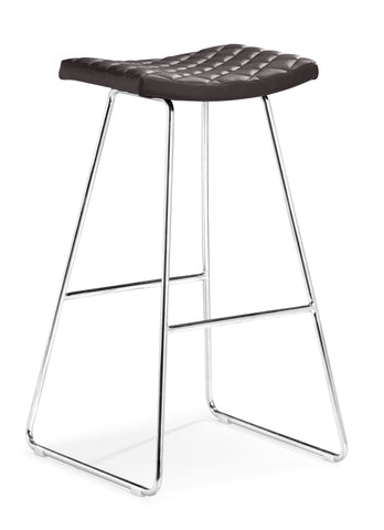 Crescent Bar Chair Espresso by Zuo Modern | 300070