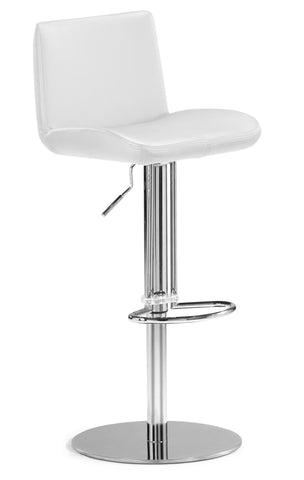 Lift Barstool White by Zuo Modern | 300085
