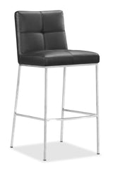 Box Bar Chair Black by Zuo Modern | 300086