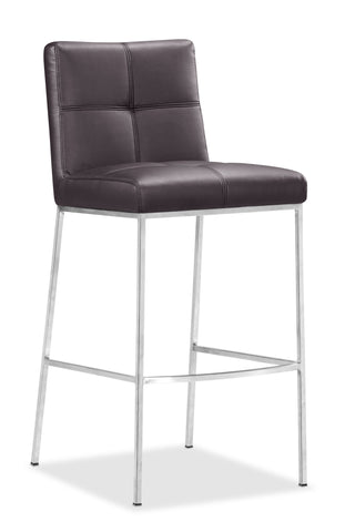 Box Bar Chair Espresso by Zuo Modern | 300088