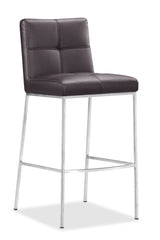 Box Bar Chair Espresso by Zuo Modern | 300088