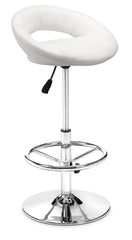 Pluto Barstool White by Zuo Modern | 300101