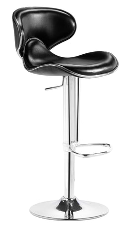 Fly Barstool Black by Zuo Modern | 300130