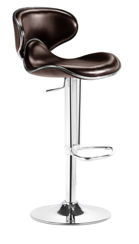 Fly Barstool Espresso by Zuo Modern | 300133