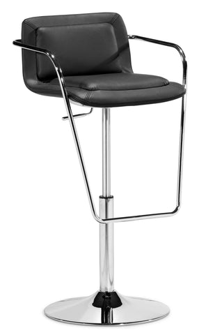 Harper Barstool Black by Zuo Modern | 300168