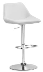 Newman Barstool White by Zuo Modern | 300173