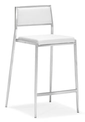 Dolemite Counter Chair White by Zuo Modern | 300189
