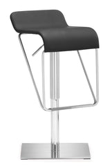 Dundy Barstool Black by Zuo Modern | 300195