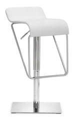Dundy Barstool White by Zuo Modern | 300196