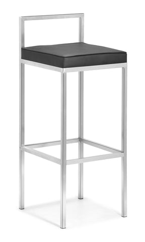 Industry Bar chair Black by Zuo Modern | 300200