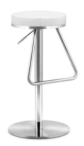 Soda Barstool White by Zuo Modern | 300251