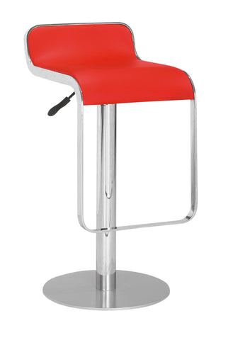 Equino Barstool Red by Zuo Modern | 301112