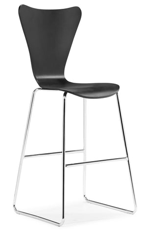 Taffy Bar Chair Black by Zuo Modern | 301241