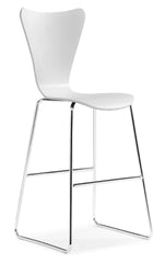 Taffy Bar Chair White by Zuo Modern | 301242