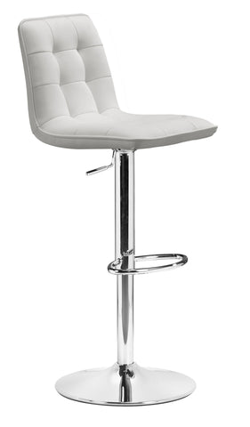 Oxygen Barstool White by Zuo Modern | 301351