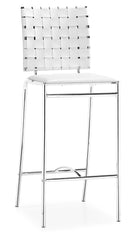 Criss Cross Counter Chair White by Zuo Modern | 333061
