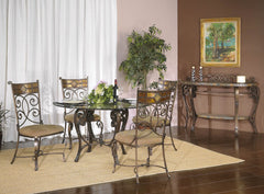 Metal with Copper Accents Side Chairs by Alpine Furniture | 345-22S