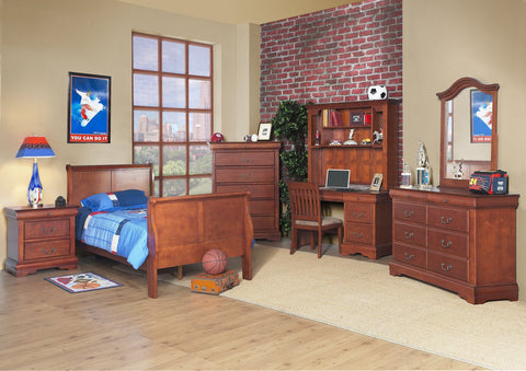 LOUIS PHILIPPE COMPUTER HUTCH by Alpine Furniture | 3706
