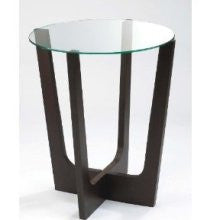Stellar Glass-Top Wood Side Table - Umbra - 320609-213