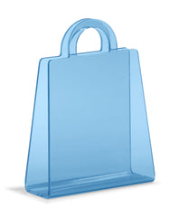 Purse Magazine Rack Transparent Blue by Zuo Modern | 401163