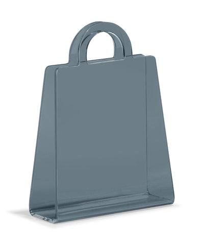 Purse Magazine Rack Transparent Gray by Zuo Modern | 401165